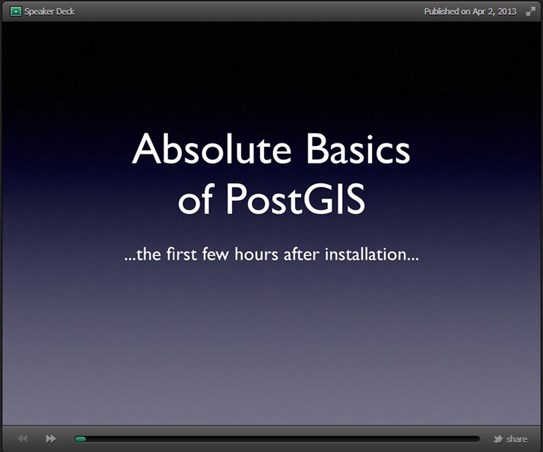 Garrett on PostGIS
