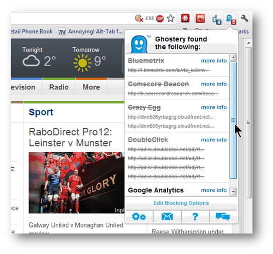 RTE Ghostery
